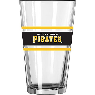 Pittsburgh Pirates 16oz. Stripe Pint Glass