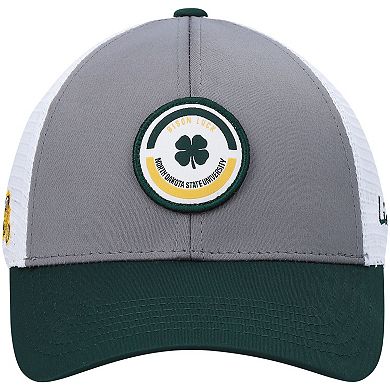 Men's Green NDSU Bison Motto Trucker Snapback Hat