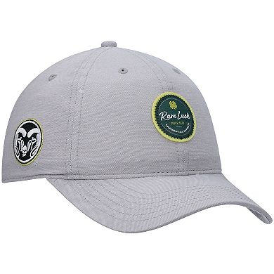 Men's Gray Colorado State Rams Oxford Circle Adjustable Hat
