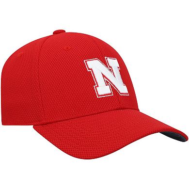 Men's adidas Scarlet Nebraska Huskers 2021 Sideline Coaches AEROREADY Flex Hat