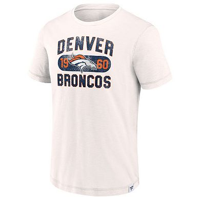 Men's Fanatics Branded White Denver Broncos Act Fast T-Shirt