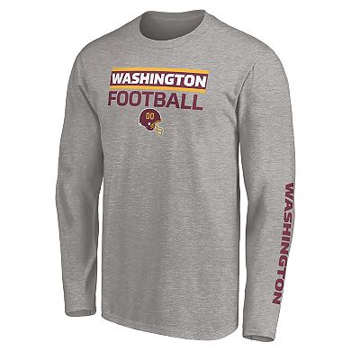 Men's Fanatics Branded White/Heathered Gray Washington Football Team T-Shirt Combo Set
