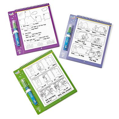 Bob Books 3-Pack Sight Words Water Workbook Set