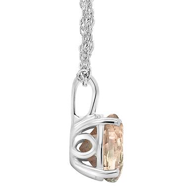 Alyson Layne Sterling Silver Round Labradorite Pendant Necklace
