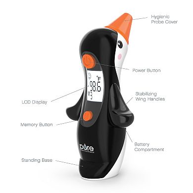 Pure Enrichment Thermo Buddy Penguin Ear Thermometer