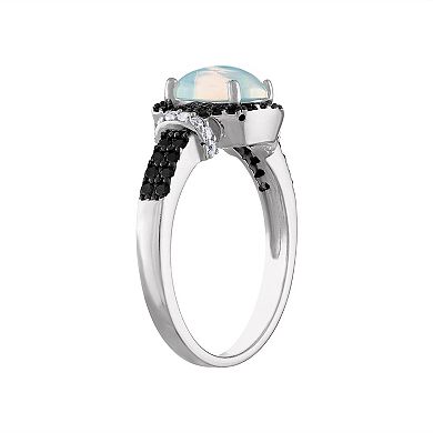 Designs by Gioelli Sterling Silver White Opal Ring
