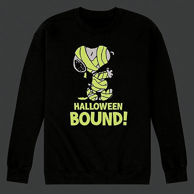 Men's Peanuts Halloween Bound Glow Sweatshirt