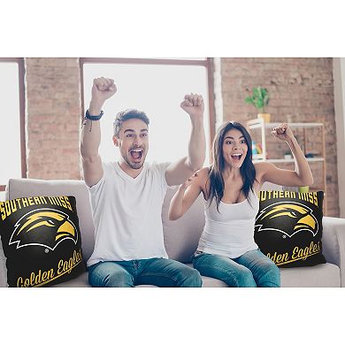 The Northwest Southern Miss Golden Eagles Alumni Throw Pillow