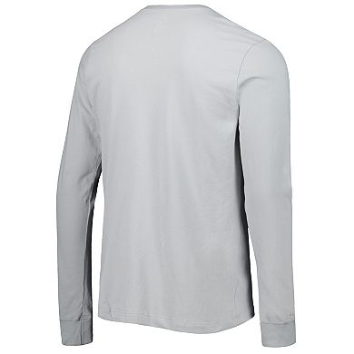 Men's Nike Gray Stanford Cardinal Team Practice Performance Long Sleeve T-Shirt
