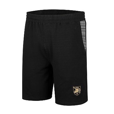 Men's Colosseum Black Army Black Knights Wild Party Shorts