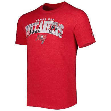 Men's New Era Heathered Red Tampa Bay Buccaneers Training Collection T-Shirt