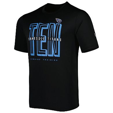 Men's New Era Black Tennessee Titans Scrimmage T-Shirt