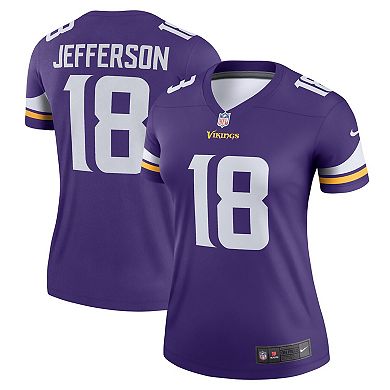Women's Nike Justin Jefferson Purple Minnesota Vikings Legend Jersey
