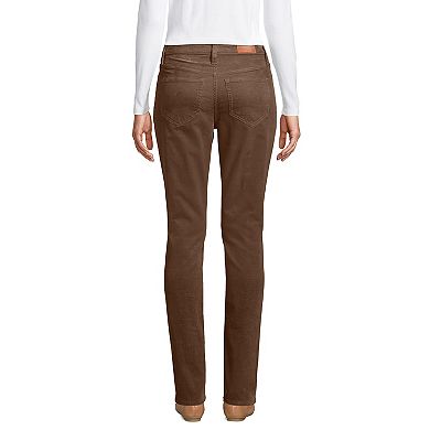 Women's Lands' End Mid-Rise Straight Leg Corduroy Pants