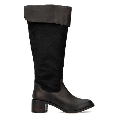 Vintage Foundry Co. Anastasia Women's Leather Knee-High Boots