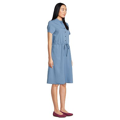 Women's Lands' End Button Front Shirtdress