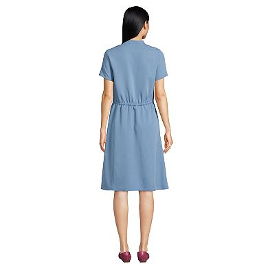 Women's Lands' End Button Front Shirtdress