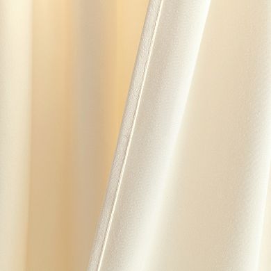 Lush Decor Prima Velvet Solid Light Filtering Set of two Window Curtain Panels
