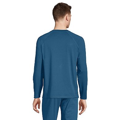 Men's Lands' End Comfort Long Sleeve Crewneck Top