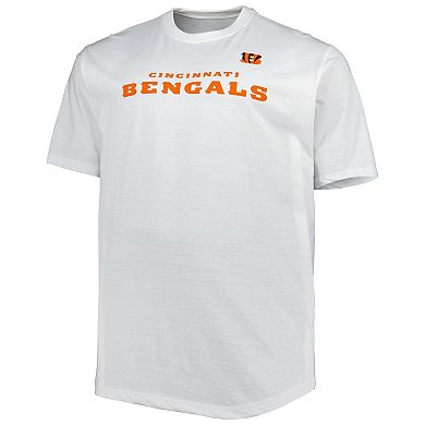 Men's Fanatics Branded White Cincinnati Bengals Big & Tall Hometown Collection Hot Shot T-Shirt