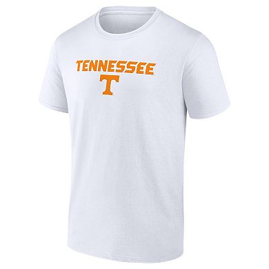 Men's Fanatics Branded White Tennessee Volunteers Game Day 2-Hit T-Shirt