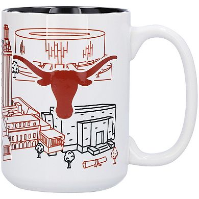 Texas Longhorns 15oz. Campus Line Art Mug