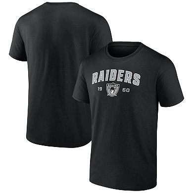 Men's Fanatics Branded Black Las Vegas Raiders Established T-Shirt