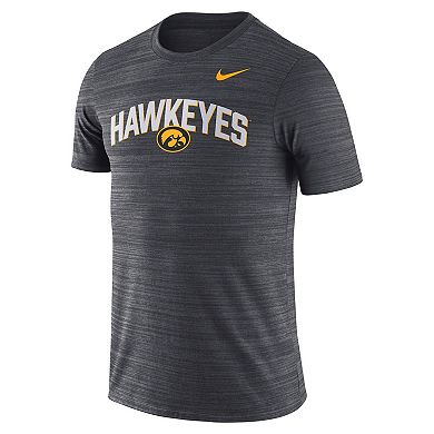 Men's Nike Black Iowa Hawkeyes 2022 Game Day Sideline Velocity Performance T-Shirt