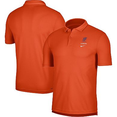 Men's Nike Orange Clemson Tigers UV Performance Polo