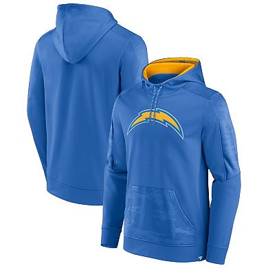 Men's Fanatics Branded Powder Blue Los Angeles Chargers On The Ball Pullover Hoodie