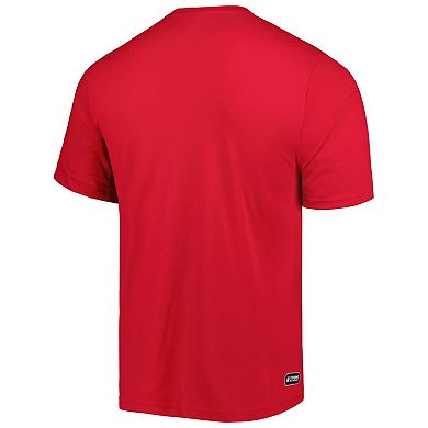 Men's New Era Cardinal Arizona Cardinals Combine Authentic Ball Logo T-Shirt