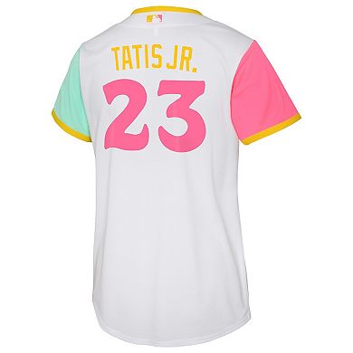 Toddler Nike Fernando Tatis Jr. White San Diego Padres 2022 City Connect Replica Player Jersey
