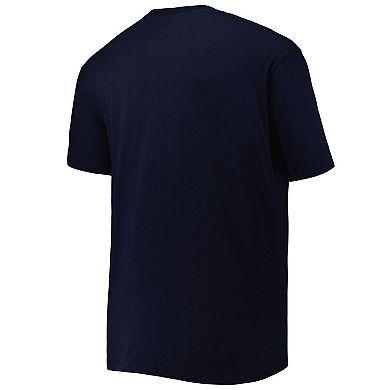 Men's Navy Dallas Mavericks Big & Tall Heart & Soul T-Shirt