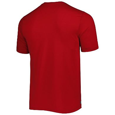 Men's New Era Red Tampa Bay Buccaneers Combine Authentic Ball Logo T-Shirt