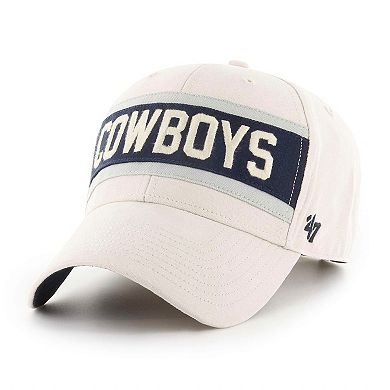 Men's '47 Cream Dallas Cowboys Crossroad MVP Adjustable Hat