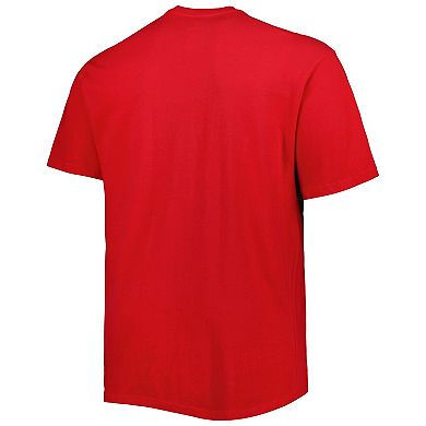 Men's Red Washington Wizards Big & Tall Heart & Soul T-Shirt