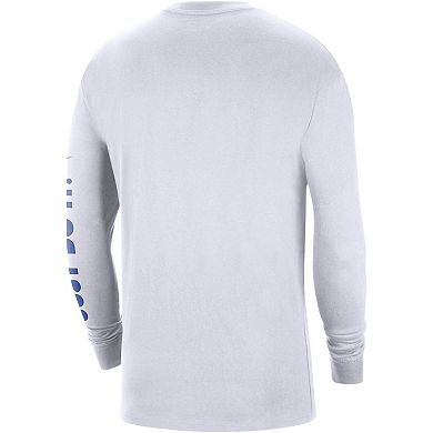 Men's Nike White Florida Gators Heritage Max 90 Long Sleeve T-Shirt