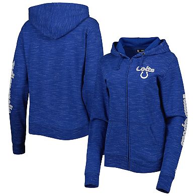Women's New Era Royal Indianapolis Colts Reverse Full-Zip Hoodie