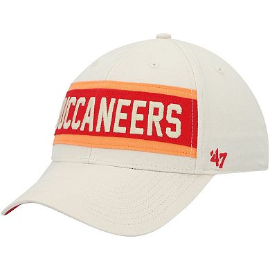 Men's '47 Cream Tampa Bay Buccaneers Legacy Crossroad MVP Adjustable Hat