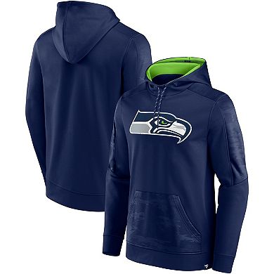 Men's Fanatics Branded College Navy Seattle Seahawks On The Ball Pullover Hoodie