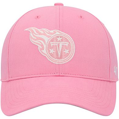 Girls Youth '47 Pink Tennessee Titans Rose MVP Adjustable Hat