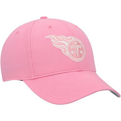 Girls Youth '47 Pink Tennessee Titans Rose MVP Adjustable Hat