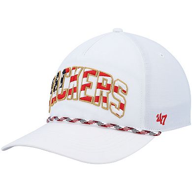 Men's '47 White Green Bay Packers Hitch Stars and Stripes Trucker Adjustable Hat