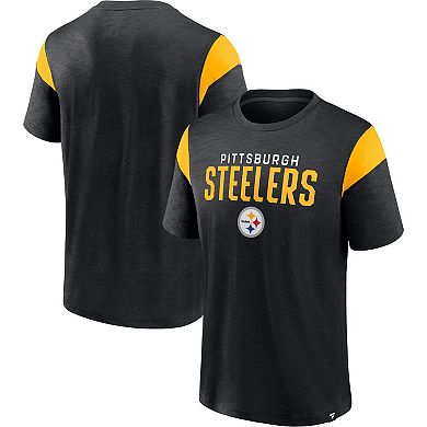 Men's Fanatics Branded Black Pittsburgh Steelers Home Stretch Team T-Shirt