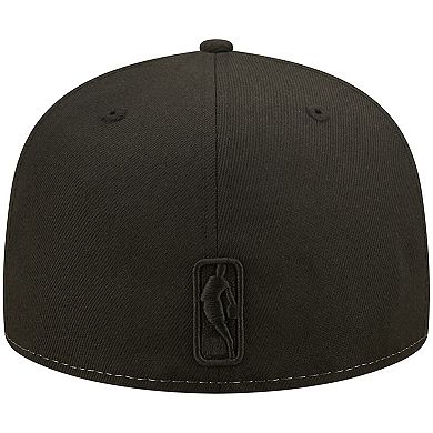 Men's New Era Cream/Black Brooklyn Nets Cork Two-Tone 59FIFTY Fitted Hat