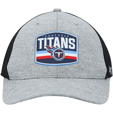 Men's '47 Heathered Gray/Navy Tennessee Titans Motivator Flex Hat