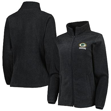 Women's Dunbrooke Gray Green Bay Packers Hayden Polar Full-Zip Jacket