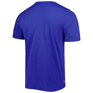 Men's New Era Royal Los Angeles Rams Combine Authentic Training Huddle Up T-Shirt