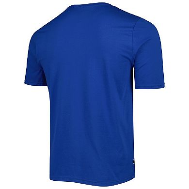 Men's New Era Royal Indianapolis Colts Combine Authentic Ball Logo T-Shirt