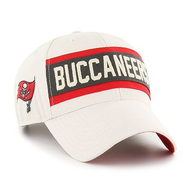 Men's '47 Cream Tampa Bay Buccaneers Crossroad MVP Adjustable Hat